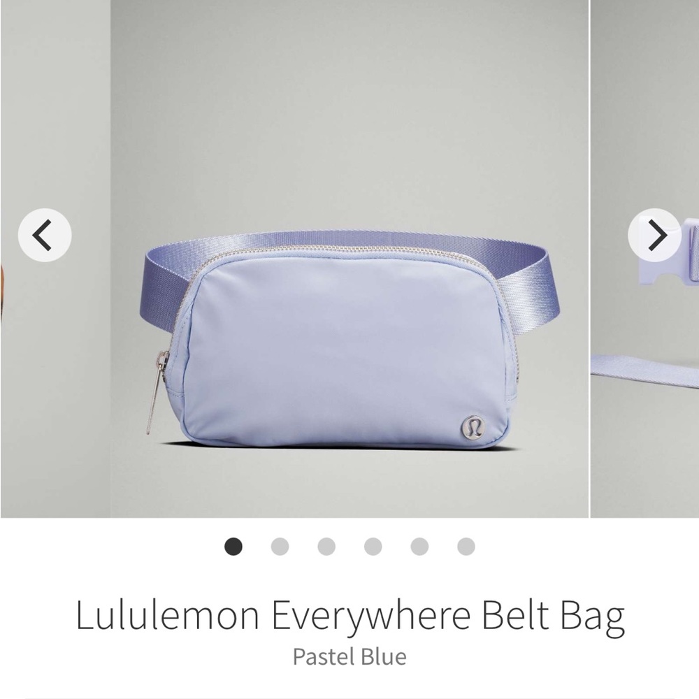 NWT Lululemon Everywhere Belt Bag 1L Volume Pastel Blue PSLB